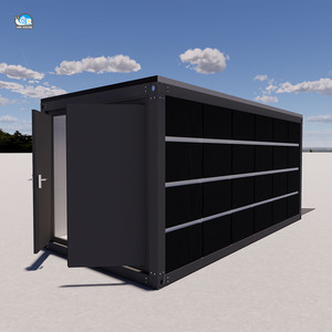 Maison mobile de luxe en conteneur de 20 à 40 pieds pour garage, salle d'outils, avec énergie solaire, maison modulaire préfabriquée en verre - Product Image 3