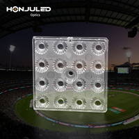 Lentille LED TIR pour PC extérieur HONJU, indice de protection IP65, angle de faisceau de 40 degrés pour projecteur, vente en gros personnalisée en vrac