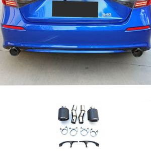 ลิ้นกันชนหลัง Welta ลายคาร์บอนไฟเบอร์สีดำ ผิวเงา ผลิตจากวัสดุคาร์บอนไฟเบอร์ 100% สำหรับ Civic รุ่นที่ 11 เวอร์ชั่นไทย ปี 2021-2024 - Product Image 1