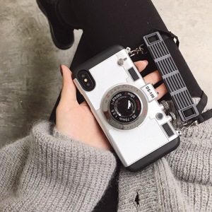 Funda de lujo con lazo para <span class=keywords><strong>iPhone</strong></span> 11, correa de muñeca de alta gama con correas ajustables para <span class=keywords><strong>iPhone</strong></span> XR XS 7 8 <span class=keywords><strong>SE</strong></span> - Product Image 1
