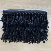 Franges à pampilles pour rideaux, garniture en dentelle, accessoires textiles de maison, rubans, perles, garniture en dentelle 100 % polyester pour la décoration