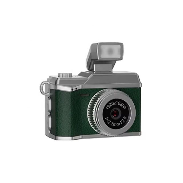 Cute Festival Gift Mini Thumb Camera with Colorful Shell & Fill Light for Decoration Life New 1080P HD Compact Keychain Camera