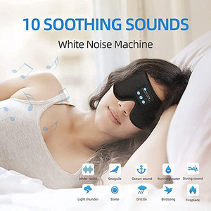 Sleep Mask Auriculares inalámbricos Bluetooth 5,0 Eye Mask para dormir de lado/espalda Sleepers Travel Music Auriculares - Product Image 6