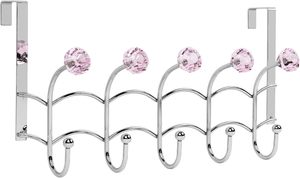 Porte-serviettes mural Factory Direct Rose avec 10 crochets - Product Image 2