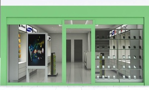 Présentoir mural pour téléphone portable, meuble pour ranger un téléphone portable, des boutique, idéal pour la vente au détail - Product Image 2