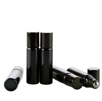 Flacons roll-on d'huile essentielle 5 ml avec protection UV, flacon roll-on en verre violet noir 5 ml