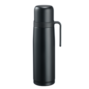 Bouteille isotherme sous vide pour <span class=keywords><strong>Yerba</strong></span> Mate, café, thé, eau, bouteille thermique en acier inoxydable, large ouverture, noir mat - Product Image 1