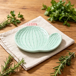 <span class=keywords><strong>Assiette</strong></span> en céramique blanche avec motif champignon et abeille, magnifique design printanier pour la table de cuisine, décoration de service, vente en gros, cadeau en vrac - Product Image 6