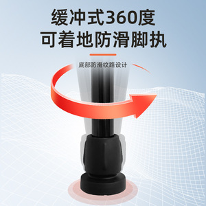 Béquilles sous-bras réglables en hauteur, antidérapantes, légères, aide à la marche pour le soutien après fracture - Product Image 4