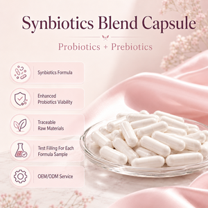 Fabricante de Fórmulas Personalizadas de Sínbióticos, Cápsulas de Sínbióticos que Contienen Lactobacillus Jensenii CCFM1213 con GOS, Servicio OEM - Product Image 1