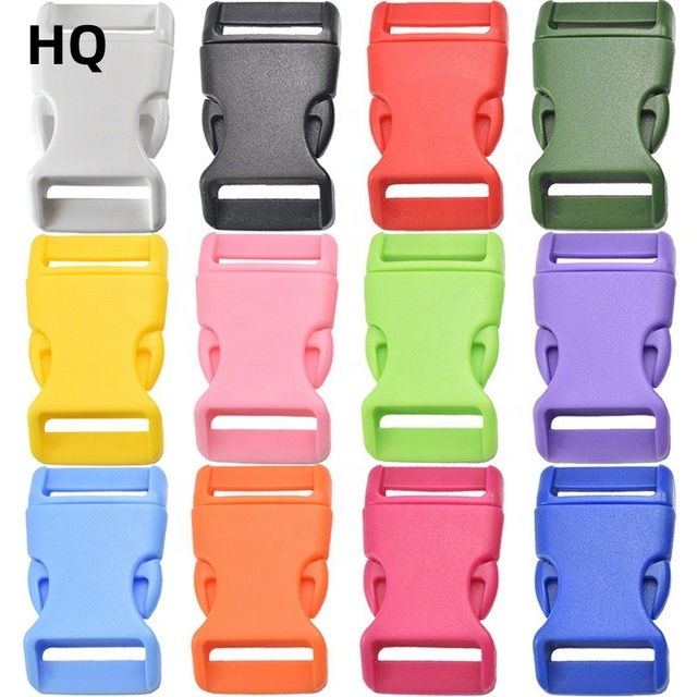 Factory Wholesale Price Plastic Curve Quick Side Release Buckles for Bag Accessories