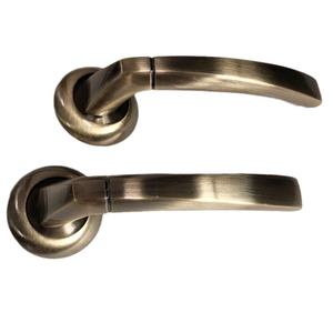 Poignée de <span class=keywords><strong>porte</strong></span> intérieure en <span class=keywords><strong>PVC</strong></span> et aluminium, finition noir mat, levier de fermeture de <span class=keywords><strong>porte</strong></span> - Product Image 3