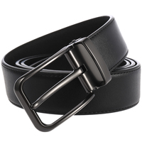 Ceintures en cuir véritable d'usine avec boucle à ardillon pour hommes LY36-3987-3