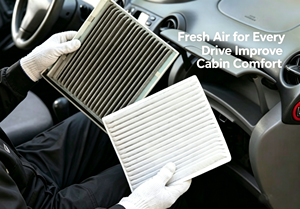 Filtre à pollen et charbon actif TUSHUN Premium 1S0820367 avec filtration PM2.5 à 99% pour AC0240 VW up / <span class=keywords><strong>Citigo</strong></span> / Mii - Product Image 3