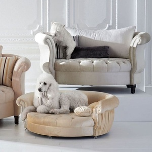 Nouvelle conception, plusieurs couleurs, fauteuil repose-pieds en cuir et velours, capitonné, rond, canapé simple rond - Product Image 5