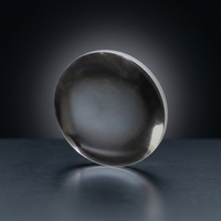 Lentille biconvexe en verre optique poli en gros pour instruments optiques