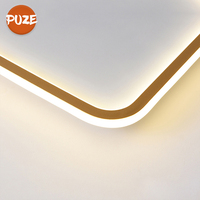 Nouveau Design Moderne Intérieur Bâtiment Barbershop Bureau Pop 108 Watt Haute Luminosité Carré Led Plafonnier