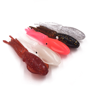 13.5cmRubber <span class=keywords><strong>Mauler</strong></span> Squids Made in China Plastic Soft Thon Trolling Fishing Squid Lure Big Game Trolling Leurres et Tackle - Product Image 3