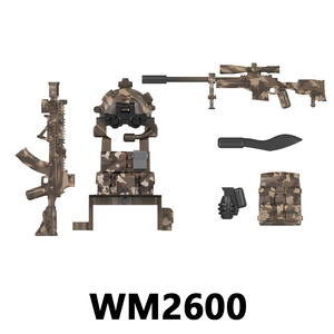 WM6168 Bloques de Construcción de Fuerzas Especiales: Ingeniero, Francotirador, Comando, Comandante, Explorador, Niño Salvaje, KSK, Alfa, SSO, Delta, Navy Seals WM6147 - Product Image 5