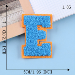 Patchs en tissu DIY, patchs en chenille, accessoires vestimentaires, autocollants en tissu en gros pour e-commerce transfrontalier - Product Image 6