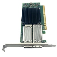 Tarjeta de Red Connect X-5 con Chip Ex VPI QSFP28, Doble Puerto PCIe 4.0 X16, Interfaz 100GbE, Piezas de Computadora MCX556A-EDAT