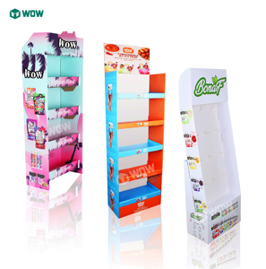 Tùy Chỉnh Có Thể Gập Lại Siêu Thị Bán Lẻ Các Tông Sóng Năng Lượng Uống Đồ Uống Đồ Uống Hiển Thị Kệ Tầng Đứng Có Thể Tái Chế - Product Image 4