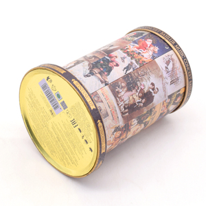 Caja <span class=keywords><strong>de</strong></span> Regalo Navideña <span class=keywords><strong>de</strong></span> Metal Vintage, Fabricada en Nuestra Propia Fábrica, Redonda, <span class=keywords><strong>de</strong></span> Calidad Alimentaria, para Dulces, Chocolates, Caja <span class=keywords><strong>de</strong></span> Música Personalizada - Product Image 4