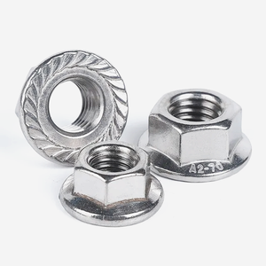 Écrou à bride haute résistance ANSI B18.2.2 en acier au carbone/acier allié/acier inoxydable de grade 10.9, zingué, à haute ténacité - Product Image 2
