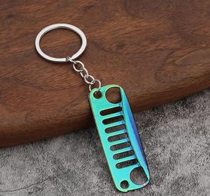 Portachiavi dello sterzo dell'automobile da corsa della griglia del paraurti anteriore dell'auto - Product Image 5