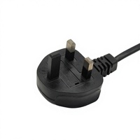 Câble d'alimentation UKCA certifié UK 3 broches C7 3A 250V 100% cuivre pour moniteur d'ordinateur DVD - HENG-WELL