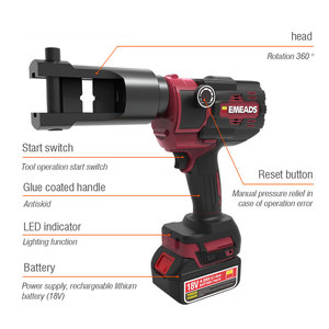<span class=keywords><strong>Pince</strong></span> à <span class=keywords><strong>sertir</strong></span> hydraulique professionnelle Emeads CDY-240H, durable et rapide, <span class=keywords><strong>pour</strong></span> tuyaux en <span class=keywords><strong>cuivre</strong></span> et travaux de construction - Product Image 4