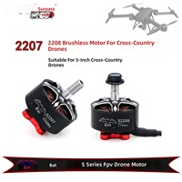 Moteurs Brushless SurpassHobby RC Model 2207/2208 compatibles avec les drones de course FPV de 5 pouces et les quads FPV