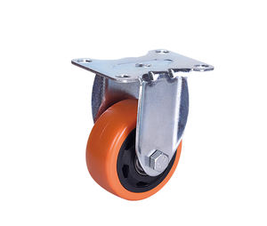 Heavy Duty <span class=keywords><strong>Industrial</strong></span> <span class=keywords><strong>Caster</strong></span> 150mm starre Platte aus weißem Nylon wagen - Product Image 3