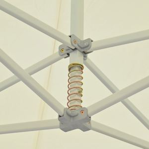 Tente de réception automatique 3x3m blanche en acier à structure hexagonale, résistante aux UV, imperméable et coupe-vent pour événements extérieurs - Product Image 3