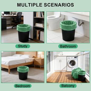 Bolsas de Basura Planas de HDPE Reciclables y Ecológicas HANSEN, Reutilizables para Uso Doméstico en la Cocina - Product Image 4