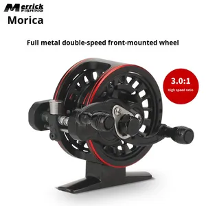 Morica <span class=keywords><strong>Moulinet</strong></span> de pêche à <span class=keywords><strong>la</strong></span> <span class=keywords><strong>mouche</strong></span> à double vitesse en métal pour <span class=keywords><strong>la</strong></span> pêche sur glace et sur roche du fabricant en gros - Product Image 2
