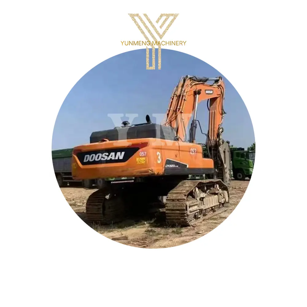 Second Hand Dx520 Excavator From South Korea With Good Condition And Quality used doosan excavators
