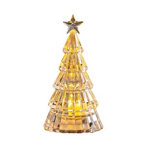 Luminous Christmas <b>Tree</b> Desktop Ornament <b>LED</b> Night <b>Light</b> Warm White USB Powered Manual Control - Product Image 5