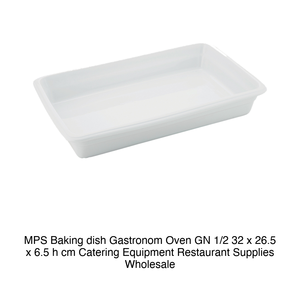 Bandeja para hornear MPS Gastronom Oven GN 1/2 32 x 26.5 x 6.5 h cm Equipo de catering Suministros para restaurantes Venta al por mayor - Product Image 2