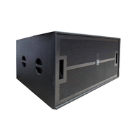 Haut-parleur de basses ultra-bas fréquence LS3 Dual 18 pouces LW218D 1200W 4 Ohm enceinte en bois sur pied