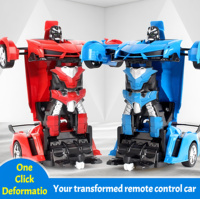 Termasuk pengisi daya dan pengendali jarak jauh, Robot transformer RC mainan mobil berubah bentuk dengan pengisi daya dan pengendali jarak jauh
