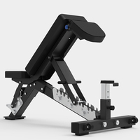 Banco de Pesas Ajustable WENDY para Gimnasio en Casa, Banco para Abdominales, Banco Plano para Ejercicios con Pesas