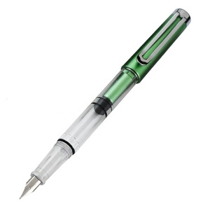 Penne Stilografiche di Alta Qualità con Pennino <span class=keywords><strong>Fine</strong></span> e Sistema di Riempimento a Pistone, <span class=keywords><strong>Penna</strong></span> Trasparente Sottile con Pistone, Senza Confezione Tubolare - Product Image 5