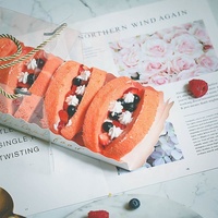 Mini boîtes d'emballage en plastique, boîte à gâteaux en papier Transparent, rouleau suisse, vacances Pet Transparent, boîte à gâteaux de mariage, paquet avec poignée