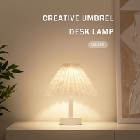 Nordique LED éclairage chevet ABS moderne électrique Design Rechargeable DC nouveauté ombre forme pour décor à la maison chambre espace de vie