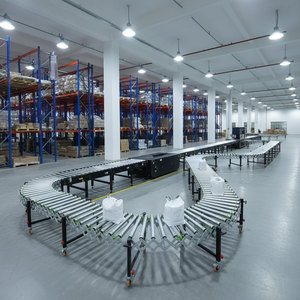 Konveyor <span class=keywords><strong>Roller</strong></span> Teleskopik Otomatis Bermotor 90 Derajat dari Baja Anti Karat untuk Mengangkut Paket, Kotak, dan Tas - Product Image 4