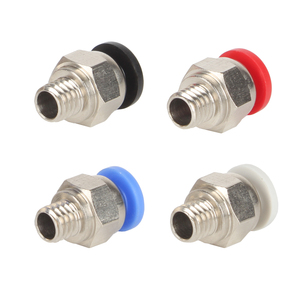 Pour Creality Ender 3Pro/V2 <span class=keywords><strong>Ender5</strong></span> Pro/Plus CR-10 pièces d'imprimante 3D PC4-M6/M10 raccord pneumatique PTFE Tube pousser connecteur rapide - Product Image 3
