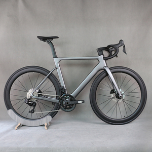 Bicicleta Completa SERAPH, Bicicleta de Carretera con Cuadro de Carbono, Ruedas de Carbono con Cambio Electrónico WheelTop EDS-2*12S, Color Gris TT-X42 - Product Image 1