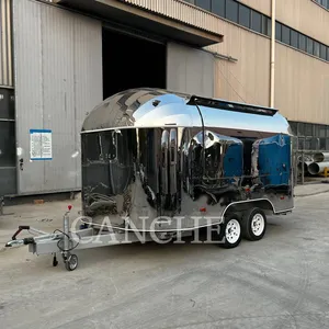 รถขายอาหารเคลื่อนที่สแตนเลส 4 เมตร พร้อมเตาพิซซ่า บาร์บีคิว สำหรับตั้งแคมป์ ขาย - Product Image 5