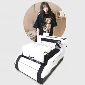 LEAF 37cm Dual i3200 Head Digital A3 Direct To Film Inkjet T-Shirt Printing Machine All In One Printers For Small Business